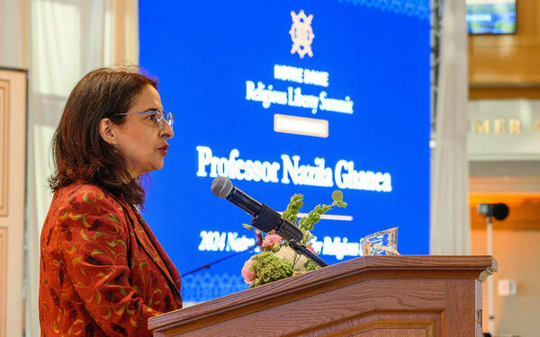 024 Notre Dame Prize for Religious Liberty awardee Nazila Ghanea